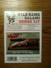Aldo's Wild Game One-Hour Salami Combo Kit