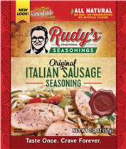 Rudy's Italian Sausage Seasoning | Rudy's Traditional Seasonings